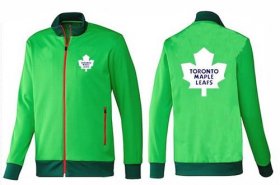 Wholesale Cheap NHL Toronto Maple Leafs Zip Jackets Green