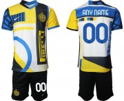 Wholesale Cheap Men 2020-2021 Club Inter Milan Third away black customized Nike Soccer Jersey