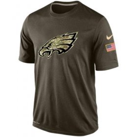 Wholesale Cheap Men\'s Philadelphia Eagles Salute To Service Nike Dri-FIT T-Shirt