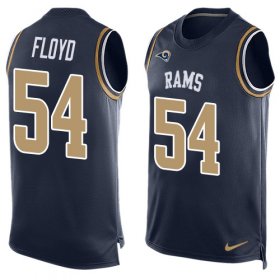 Wholesale Cheap Nike Rams #54 Leonard Floyd Navy Blue Team Color Men\'s Stitched NFL Limited Tank Top Jersey