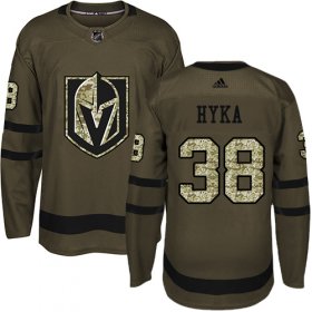 Wholesale Cheap Adidas Golden Knights #38 Tomas Hyka Green Salute to Service Stitched Youth NHL Jersey