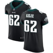Wholesale Cheap Nike Eagles #62 Jason Kelce Black Alternate Men's Stitched NFL Vapor Untouchable Elite Jersey