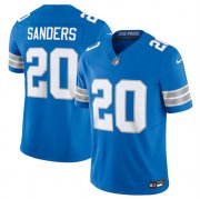 Cheap Men's Detroit Lions #20 Barry Sanders Blue 2024 F.U.S.E. Vapor Limited Stitched Jersey
