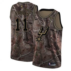 Wholesale Cheap Men\'s Nike San Antonio Spurs #11 Bryn Forbes Camo Basketball Swingman Realtree Collection Jersey