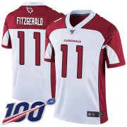 Wholesale Cheap Nike Cardinals #11 Larry Fitzgerald White Men's Stitched NFL 100th Season Vapor Limited Jersey