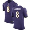 Wholesale Cheap Nike Ravens #8 Lamar Jackson Purple Team Color Men's Stitched NFL Vapor Untouchable Elite Jersey