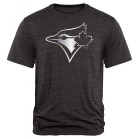 Wholesale Cheap Toronto Blue Jays Fanatics Apparel Platinum Collection Tri-Blend T-Shirt Black