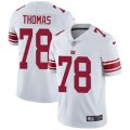 Wholesale Cheap Nike Giants #78 Andrew Thomas White Youth Stitched NFL Vapor Untouchable Limited Jersey