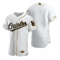 Wholesale Cheap Baltimore Orioles Blank White Nike Men's Authentic Golden Edition MLB Jersey