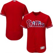 Wholesale Cheap Phillies Blank Red Flexbase Authentic Collection Stitched MLB Jersey