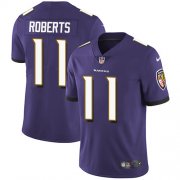 Wholesale Cheap Nike Ravens #11 Seth Roberts Purple Team Color Men's Stitched NFL Vapor Untouchable Limited Jersey