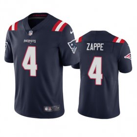 Wholesale Cheap Men\'s New England Patriots #4 Bailey Zappe Navy Vapor Untouchable Limited Stitched Jersey