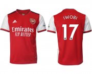 Wholesale Cheap Men 2021-2022 Club Arsenal home aaa version red 17 Soccer Jersey