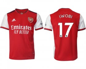 Wholesale Cheap Men 2021-2022 Club Arsenal home aaa version red 17 Soccer Jersey