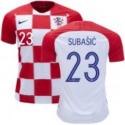 Wholesale Cheap Croatia #23 Subasic Home Kid Soccer Country Jersey