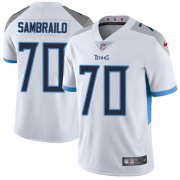 Wholesale Cheap Nike Titans #70 Ty Sambrailo White Youth Stitched NFL Vapor Untouchable Limited Jersey