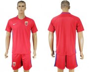 Wholesale Cheap Norway Blank Home Soccer Country Jersey