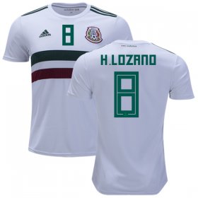 Wholesale Cheap Mexico #8 H.Lozano Away Kid Soccer Country Jersey