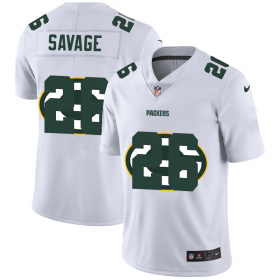 Wholesale Cheap Green Bay Packers #26 Darnell Savage Jr. White Men\'s Nike Team Logo Dual Overlap Limited NFL Jersey