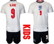 Wholesale Cheap 2021 European Cup England home Youth 9 soccer jerseys