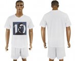 Wholesale Cheap Chelsea Blank White Soccer Club T-Shirt_1