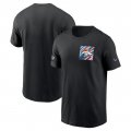 Wholesale Cheap Men's Denver Broncos Black 2023 Crucial Catch Sideline Tri-Blend T-Shirt