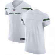 Wholesale Cheap Nike Jets Blank White Men's Stitched NFL Vapor Untouchable Elite Jersey