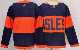 Cheap Men\'s New York Islanders Blank Navy 2024 Stadium Series Stitched Jersey