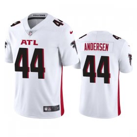 Wholesale Cheap Men\'s Atlanta Falcons #44 Troy Andersen White Draft Vapor Untouchable Limited Stitched Jersey