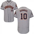 Wholesale Cheap Astros #10 Yuli Gurriel Grey Flexbase Authentic Collection 2019 World Series Bound Stitched MLB Jersey