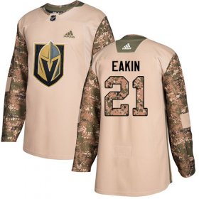 Wholesale Cheap Adidas Golden Knights #21 Cody Eakin Camo Authentic 2017 Veterans Day Stitched NHL Jersey