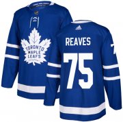 Wholesale Cheap Men's Toronto Maple Leafs #75 Ryan Reaves Blue Stitched Jersey
