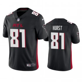 Wholesale Cheap Atlanta Falcons #81 Hayden Hurst Men\'s Nike Black 2020 Vapor Untouchable Limited NFL Jersey