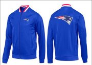 Wholesale Cheap NFL New England Patriots Team Logo Jacket Blue_1