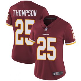Wholesale Cheap Nike Redskins #25 Chris Thompson Burgundy Red Team Color Women\'s Stitched NFL Vapor Untouchable Limited Jersey