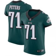 Wholesale Cheap Nike Eagles #71 Jason Peters Midnight Green Team Color Men's Stitched NFL Vapor Untouchable Elite Jersey