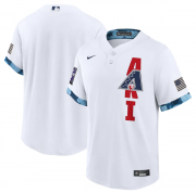 Wholesale Cheap Men's Arizona Diamondbacks Blank 2021 White All-Star Cool Base Stitched MLB Jersey
