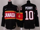 Wholesale Cheap Olympic 2014 CA. #10 Corey Perry Black Stitched NHL Jersey