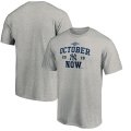 Wholesale Cheap New York Yankees Majestic 2019 Postseason ACE T-Shirt Heather Gray
