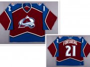 Wholesale Cheap Men's Colorado Avalanche #21 Peter Forsberg Red Jersey