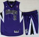 Wholesale Cheap Sacramento Kings #8 Rudy Gay Purple Revolution 30 Swingman Suits