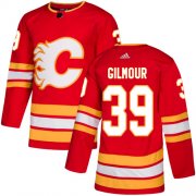 Wholesale Cheap Adidas Flames #39 Doug Gilmour Red Alternate Authentic Stitched NHL Jersey