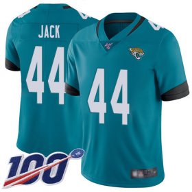 Wholesale Cheap Nike Jaguars #44 Myles Jack Teal Green Alternate Men\'s Stitched NFL 100th Season Vapor Limited Jersey
