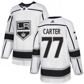 Wholesale Cheap Adidas Kings #77 Jeff Carter White Road Authentic Stitched NHL Jersey
