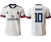 Wholesale Cheap Men 2020-2021 club Real Madrid home aaa version 10 white Soccer Jerseys2