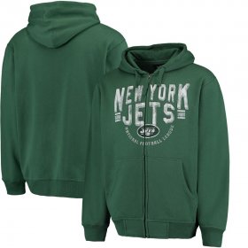 Wholesale Cheap New York Jets G-III Sports by Carl Banks Post Season Full-Zip Hoodie Green
