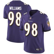 Wholesale Cheap Nike Ravens #98 Brandon Williams Purple Team Color Men's Stitched NFL Vapor Untouchable Limited Jersey