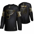 Wholesale Cheap Adidas Blues Custom Men's 2019 Black Golden Edition Authentic Stitched NHL Jersey