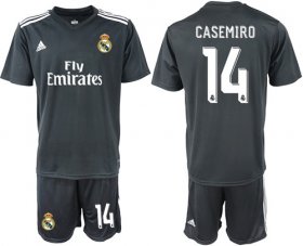 Wholesale Cheap Real Madrid #14 Casemiro Away Soccer Club Jersey