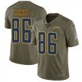 Wholesale Cheap Nike Chargers #86 Hunter Henry Olive Youth Stitched NFL Limited 2017 Salute to Service Jersey
